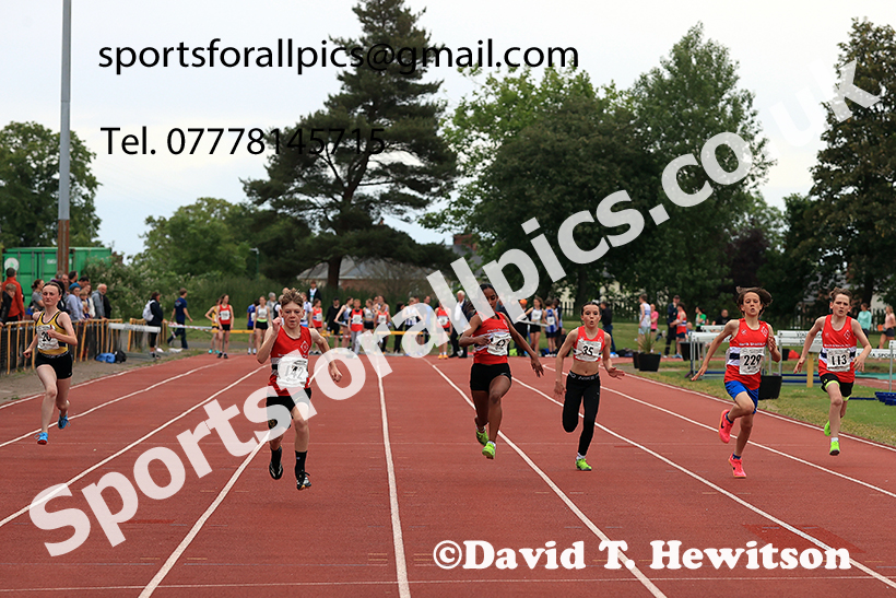 The 100 metres, 2025 NEGP No 3, Monkton. Photo: David T. Hewitson/Sports for All Pics